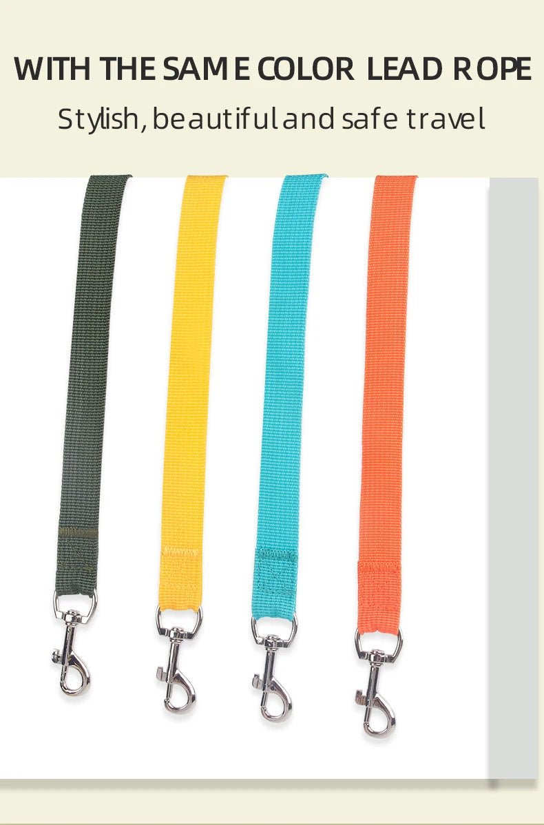 Cat Harness Dog Leash Breathable Mesh Spring Summer Pet Supplies Reflective Outdoor Walk Soft Cat Comfortable Puppy Harness - Kenner House Emporium