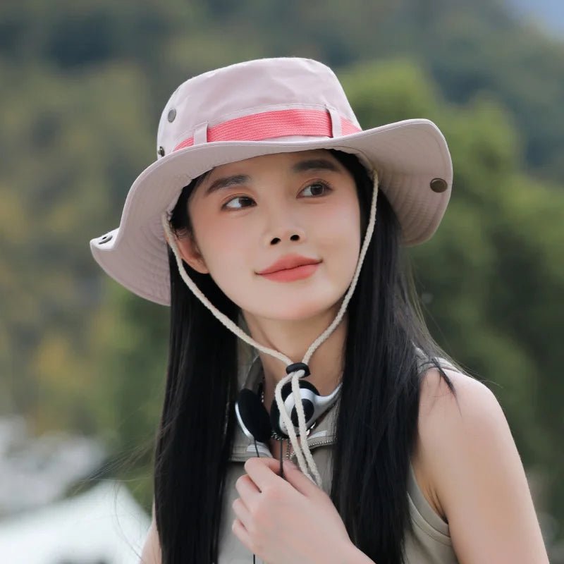 Women Bucket Hat Spring Summer Hats For Women Men Outdoor Sunshade Camping Climbing Sunscreen Bob Cap Foldable Sun Hat New - Kenner House Emporium