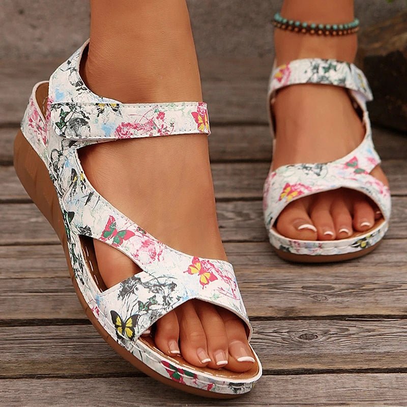 Sandals Women Summer 2026 Wedge Breathable Shoes Woman Outdoor Casual Elegant Women's Sandals Non - Slip Retro Ladies Shoes ﻿ - Kenner House Emporium