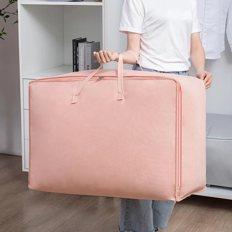 Large Capacity Clothes Storage Bag Waterproof Cabinet Wardrobe Organizer Quilt Pillow Blanket Organizer Dustproof Bedding Storag - Kenner House Emporium