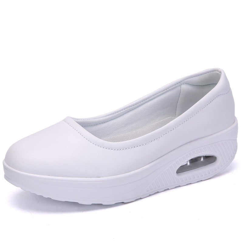 Women'S Nursing Shoes - Lightweight Cushioned Nurse Shoes with Arch Support, Non - Slip PU Synthetic Cover - All - Day Comfort for Hospital, Clinic, Office - Extended Sizes Available - Easy - Clean Black Work Footwear, Nurse Access - Kenner House Emporium
