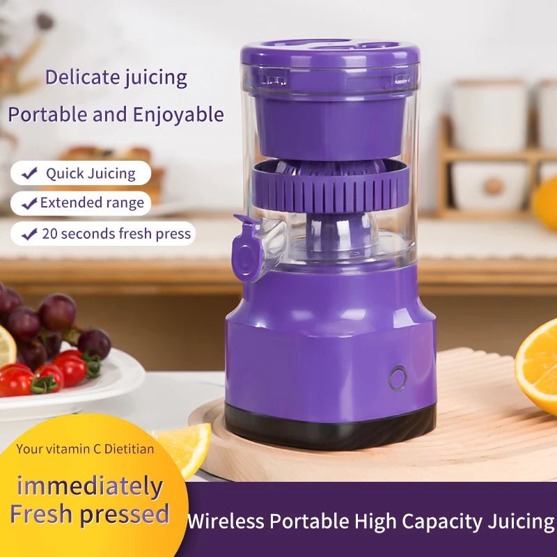 Electric Portable Blender Orange Juicer Mini Blender Automatic USB Charging Juicer Fruit Machine Juice Mixer Kitchen and Home - Kenner House Emporium
