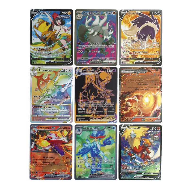 360Pcs Pokemon Card MEGA EVOLUTION Lucario Prismatic Evolutions Game Cartoon English Booster Battle Transaction Card Gift - Kenner House Emporium