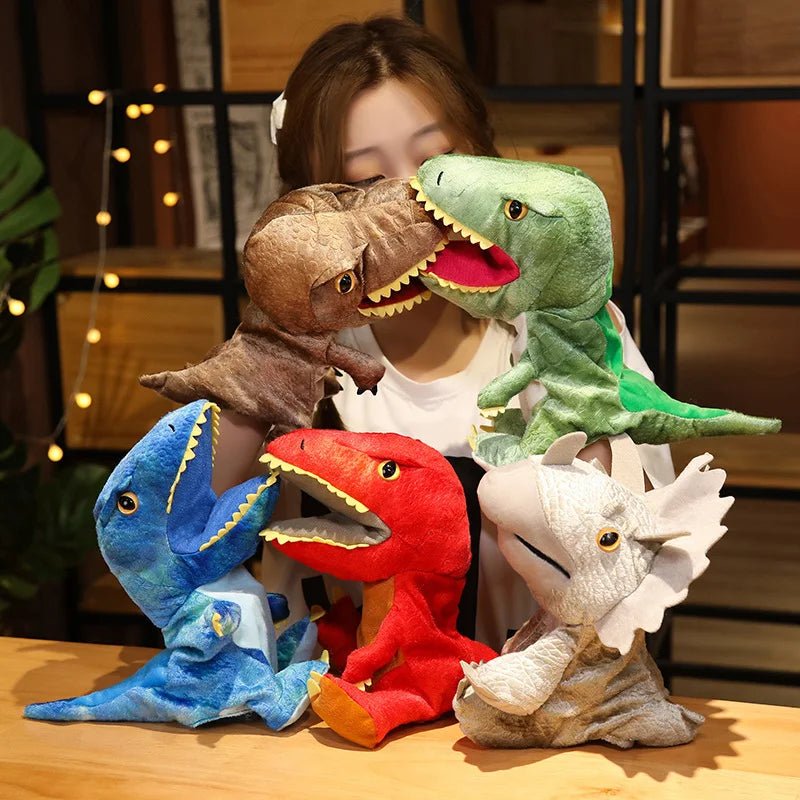 Stuffed Plush Animals Toys Hand Finger Puppet Kawaii Dolls Educational Baby Toys Learning & Education Monkey Tiger Children Gift - Kenner House Emporium