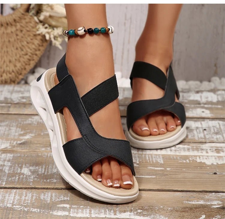 Women's Sandals Casual Summer Women Sandals Soft Heels Sandalias De Mujer 2025 New Summer Shoes Woman Mix Color Footwear Female - Kenner House Emporium