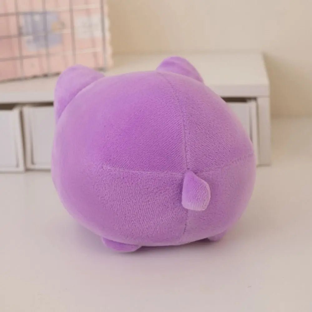 Stuffed Animals Black Cat Stuffed Cute Plushie Pink Peachy Kitten Plush Toys 20cm Cartoon Cat Soft Dolls Birthday Presents - Kenner House Emporium