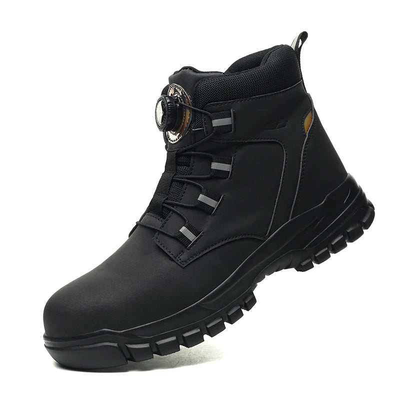 Steel Toe Shoes for Men Women Lightweight Anti - smash Steel Toe Sneakers Indestructible Work Boots Construction Safety Shoes - Kenner House Emporium
