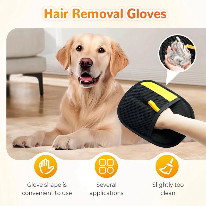 Pet Hair Cleaning And Collection Gloves Pet Double - sided Multi - functional Beauty Glove Tool Reduce The Pressure Of Pet Ownership - Kenner House Emporium