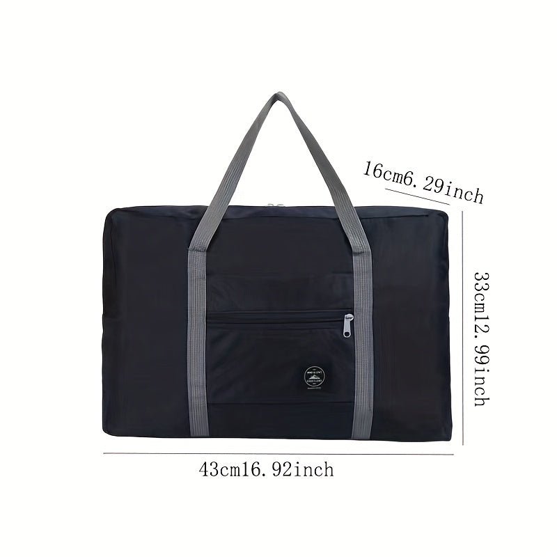 [PGM | Large Capacity] PGM 1pc Large Capacity Luggage Bag | Foldable Travel Duffle Tote, Nylon Oxford Fabric, Sky - Kenner House Emporium