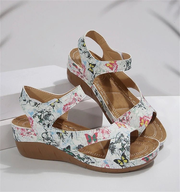 Sandals Women Summer 2026 Wedge Breathable Shoes Woman Outdoor Casual Elegant Women's Sandals Non - Slip Retro Ladies Shoes ﻿ - Kenner House Emporium