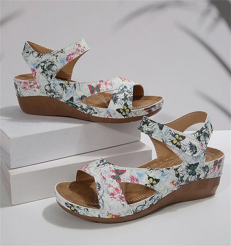Sandals Women Summer 2026 Wedge Breathable Shoes Woman Outdoor Casual Elegant Women's Sandals Non - Slip Retro Ladies Shoes ﻿ - Kenner House Emporium