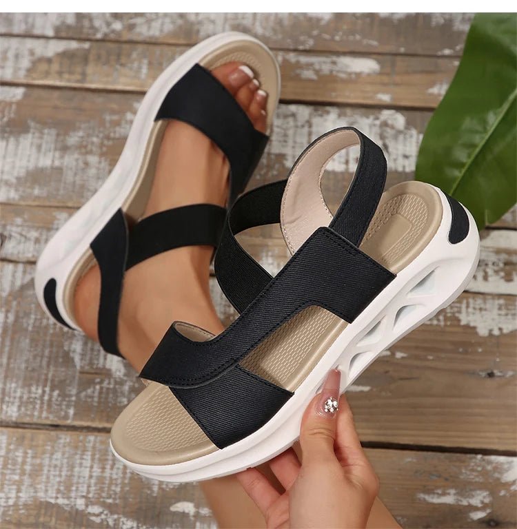 Women's Sandals Casual Summer Women Sandals Soft Heels Sandalias De Mujer 2025 New Summer Shoes Woman Mix Color Footwear Female - Kenner House Emporium