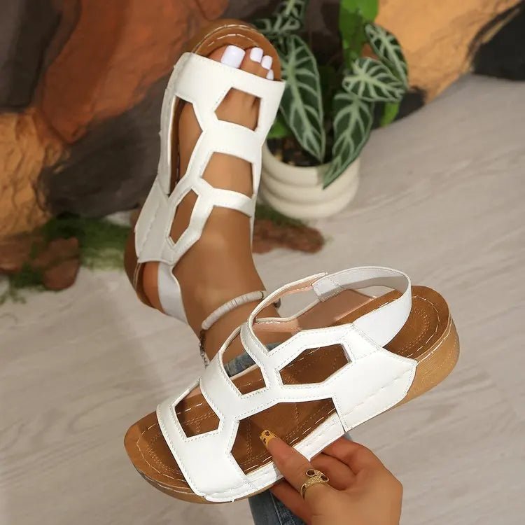 Women Sandals 2026 New Summer Beach Sandals Women Casual Wedges Footwear Summer Shoes Soft Heeled Sandals Woman - Kenner House Emporium