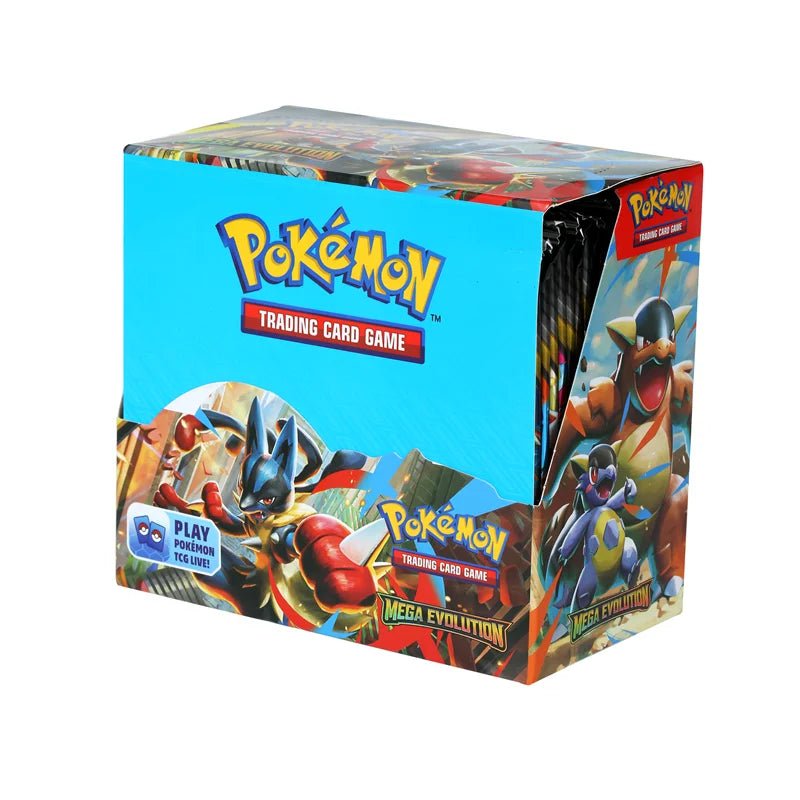 360Pcs Pokemon Card MEGA EVOLUTION Lucario Prismatic Evolutions Game Cartoon English Booster Battle Transaction Card Gift - Kenner House Emporium