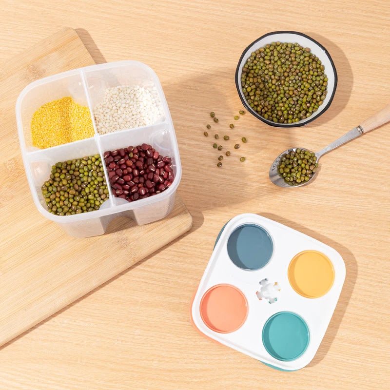 1.5L/2.3L Kitchen Storage Box Food Storage Containers Grain Sealed Moisture Proof Grain with Lid Kitchen Keep Fresh Supplies - Kenner House Emporium