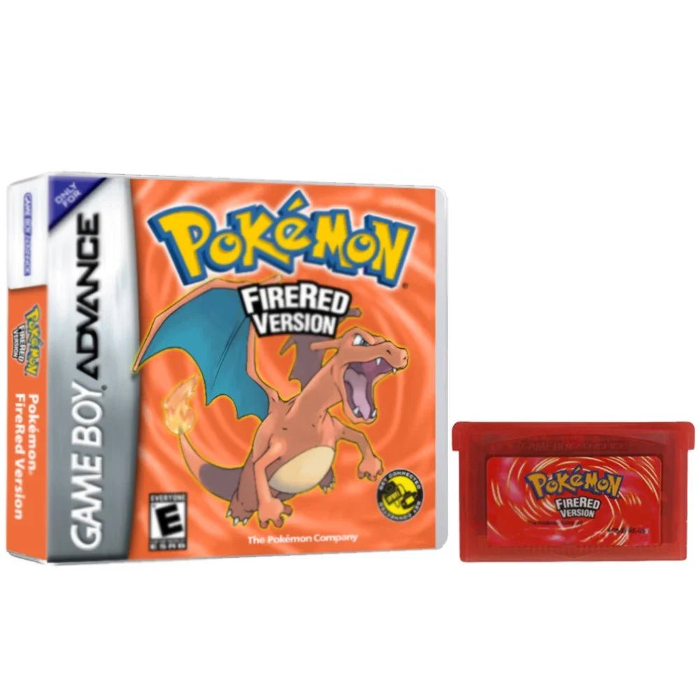 Pokemon Series GBA Game Cartridge In Box Emerald/Ruby/FireRed/Leafgreen/Sapphire No Manual - Kenner House Emporium