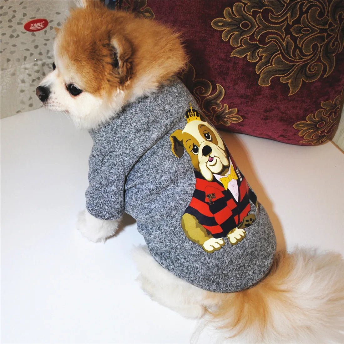 Small Dog Clothes Cute Puppy Cat Clothing Cotton T-shirt Chihuahua Pug Clothes Vest Spring Autumn Pet Costume I Love Daddy Mommy - Kenner House Emporium