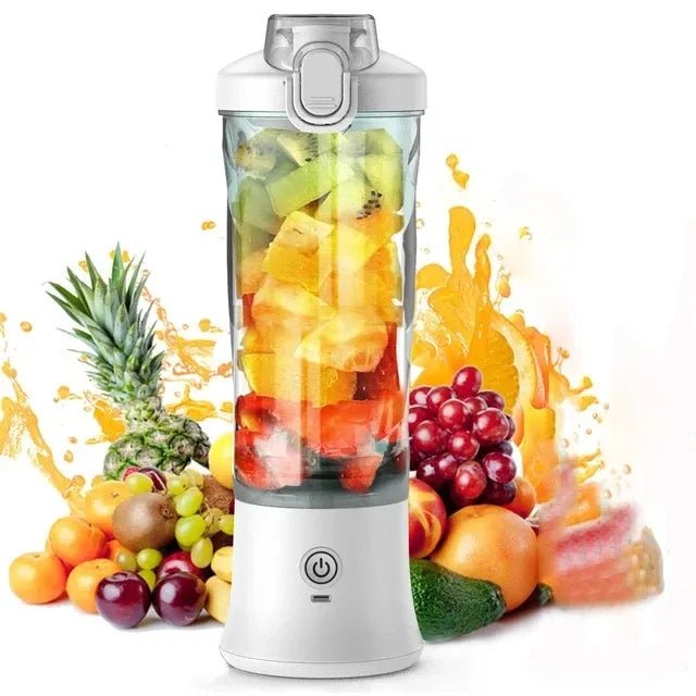 Household Fruit Juicer Portable Electric Juicer Blender USB Rechargeable Fruit Mixer 600ML Fruit Juicer Multi - functional Blender - Kenner House Emporium