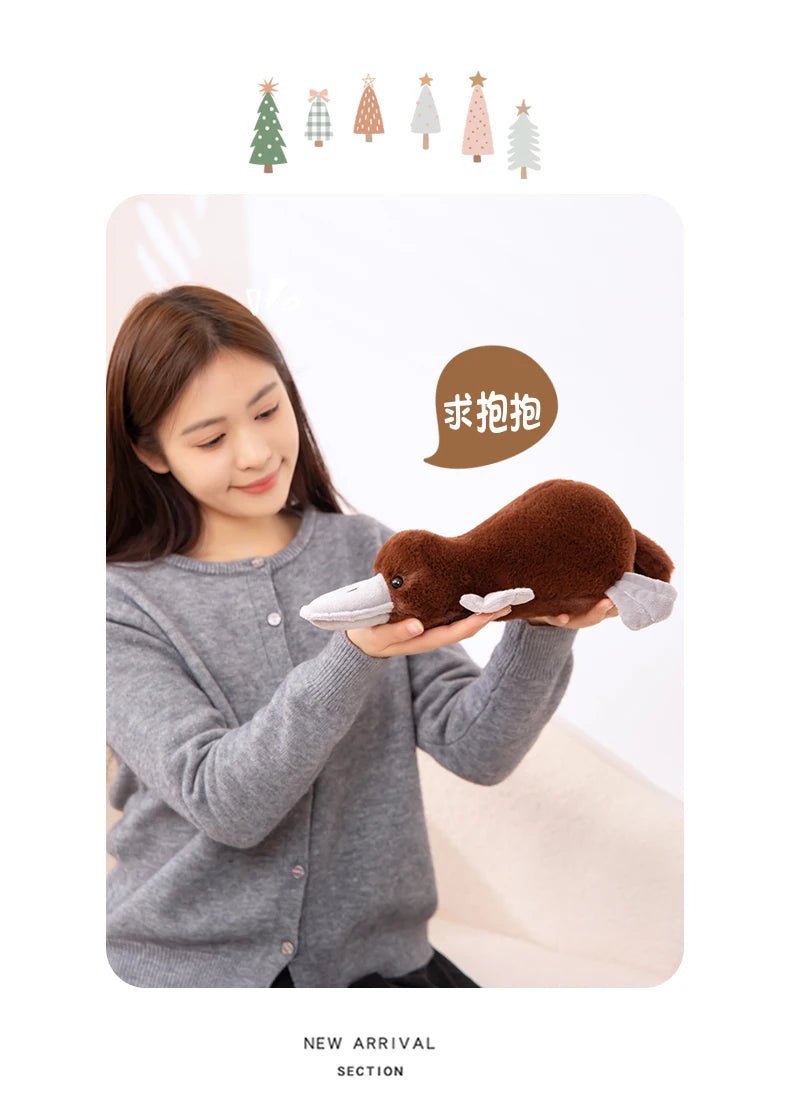 Platypus Plush Toys Simulation Stuffed Animals Prone Posture Dolls Soft Pillow Cartoon Toy Kawaii Home Decor Kids Birthday Gifts - Kenner House Emporium
