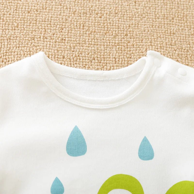 Newborn Clothes Cute Cartoon 3d Printed Cotton Comfortable And Soft Boys And Girls Spring And Autumn Long Sleeved Baby Jumpsuit - Kenner House Emporium