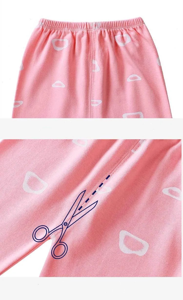 Cotton baby girl clothing winter newborn baby clothing set 2 sets of spring children's pajamas 0 - 5 year old baby cartoon casual - Kenner House Emporium