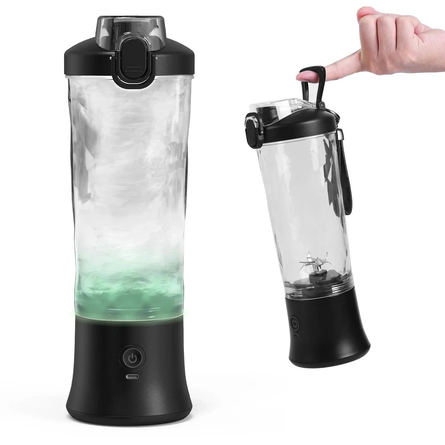 Household Fruit Juicer Portable Electric Juicer Blender USB Rechargeable Fruit Mixer 600ML Fruit Juicer Multi - functional Blender - Kenner House Emporium
