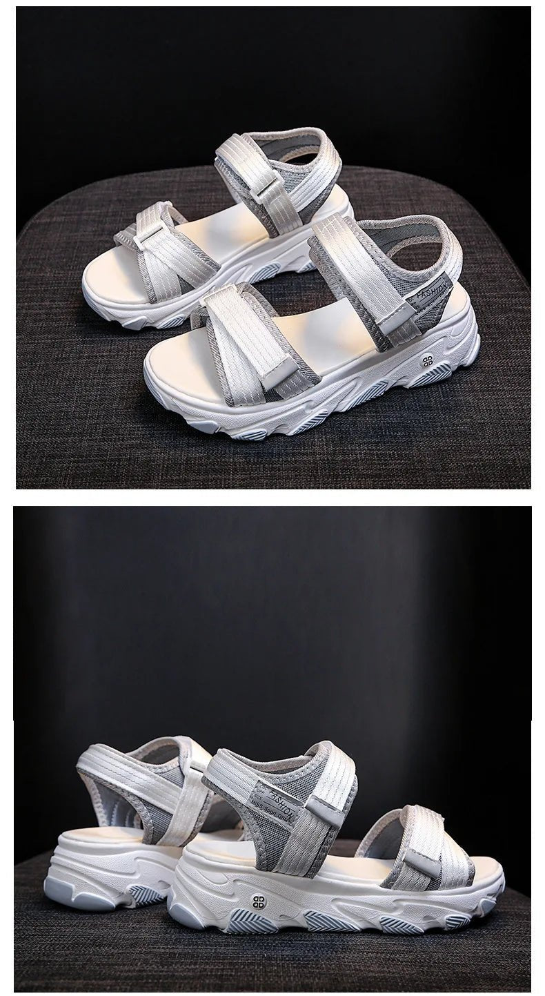 Sandals Women Shoes 2024 New Summer Sports Daddy Fashion Casual Non - Slip Platform non - slip Beach Shoes Sandalias - Kenner House Emporium