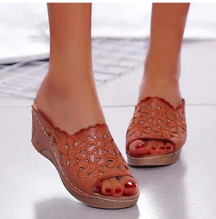Sandals Shoes Women Summer Comfortable Women Shoe Slides Shoes Woman Wedge Walking Shoes Party Female Footwear Slippers Woman - Kenner House Emporium