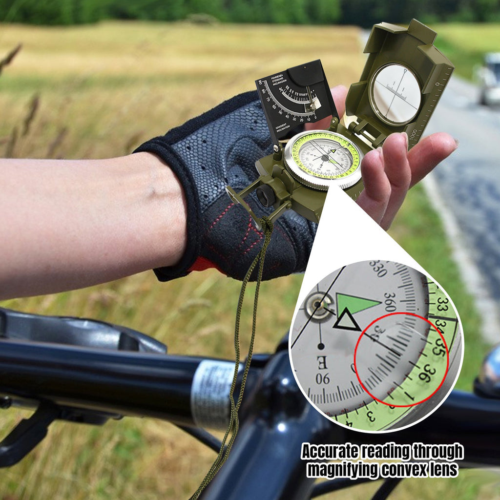 Multifunctional Luminous Dial Waterproof Anti - fog Accurate Compass For Hiking Camp - Kenner House Emporium