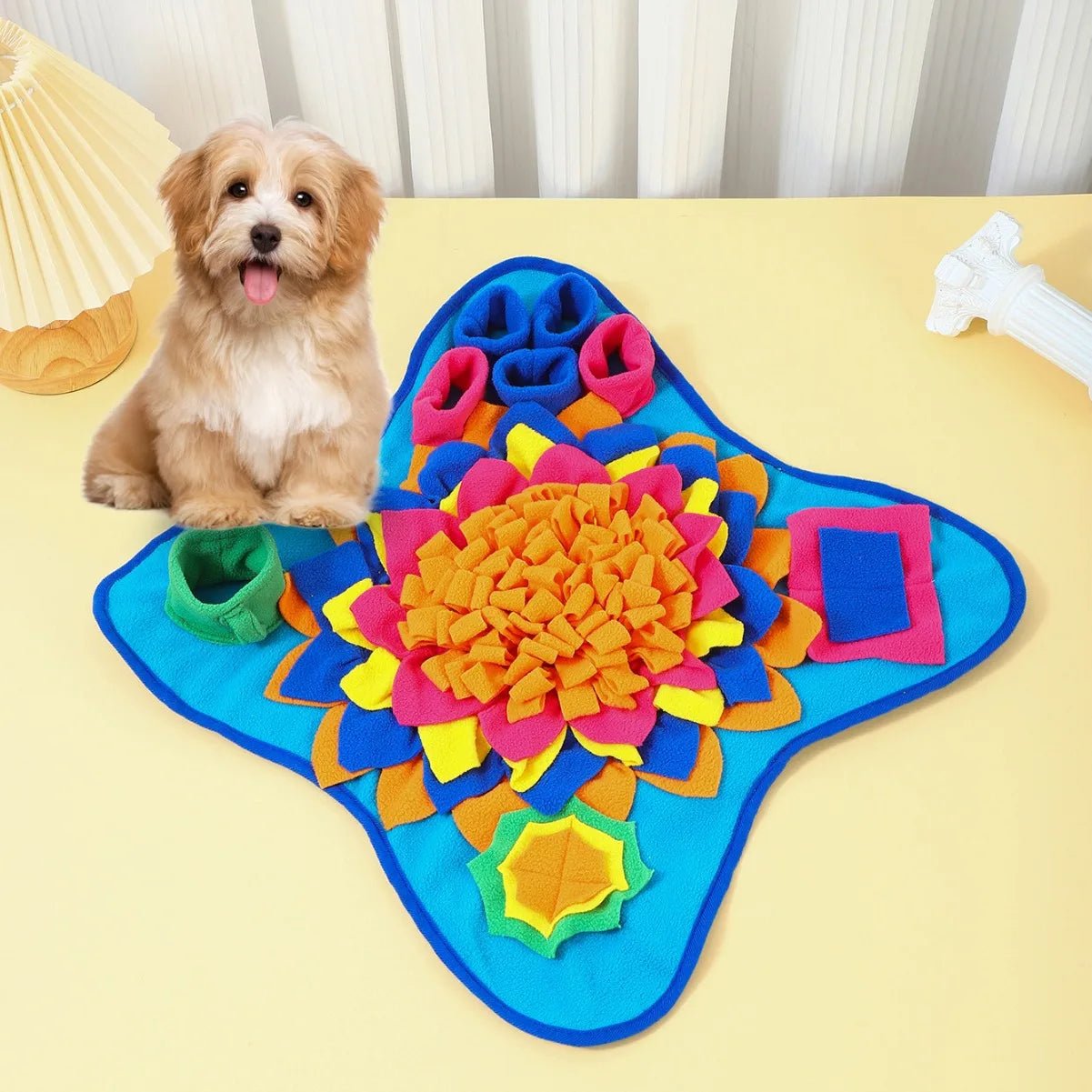 Good Pet Snuffle Mat for Dogs,Interactive Feed Puzzle for Boredom,Encourages Natural Foraging Skills - Kenner House Emporium