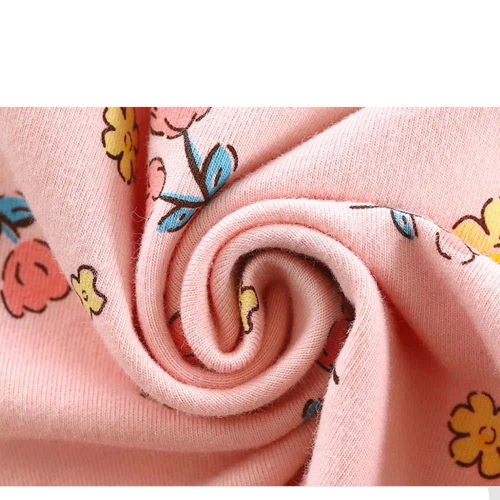 2 - Piece Set Soft Cotton Pajamas Children Boys Girls Baby Spring Autumn Cartoon Long Sleeve Home Sleepwear Set 2 - 10Y - Kenner House Emporium