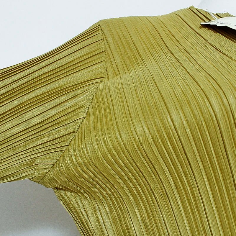 Pleated Dress Women's Long Sleeve Spring and Autumn 2023 New V - Neck Bottom Skirt Slim Fit Long Dress - Kenner House Emporium