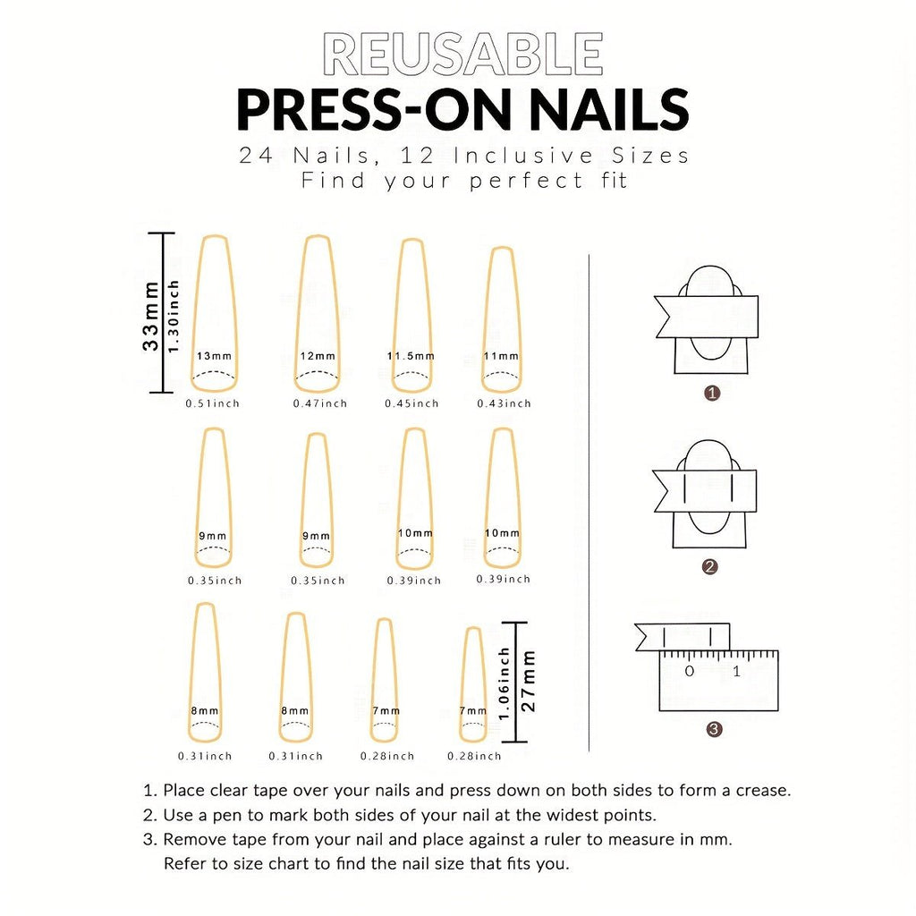 [24pcs Press - On Nails] Lirches 24pcs Press - On Nails, Hot Golden Butterfly Fake Nails, Pre - made Matte Golden Glitter Wearable Nail Tips, Light Luxury Rhinestone Style, Instagram - Inspired Manicure Nail Stickers, Includes Jelly - Kenner House Emporium