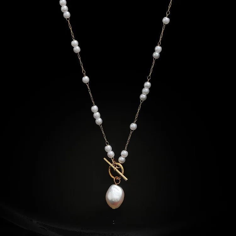 New Arrival Natural Baroque Freshwater Pearl 14K Gold Filled Female Necklace Jewelry For Women Spring Gifts Never Fade - Kenner House Emporium