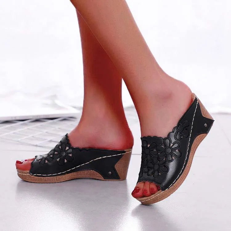 Sandals Shoes Women Summer Comfortable Women Shoe Slides Shoes Woman Wedge Walking Shoes Party Female Footwear Slippers Woman - Kenner House Emporium