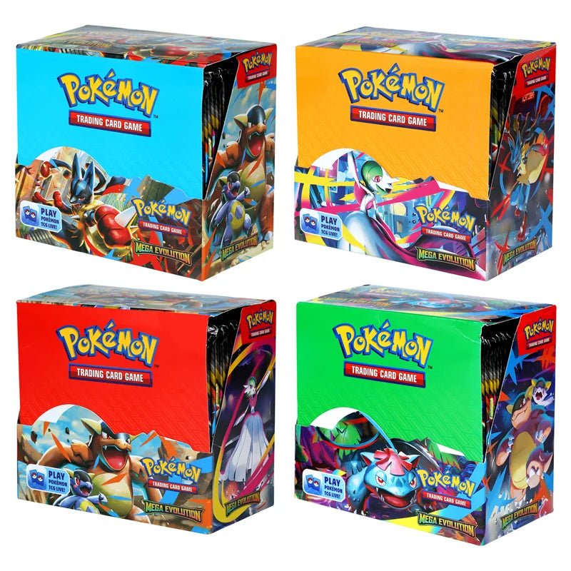 360Pcs Pokemon Card MEGA EVOLUTION Lucario Prismatic Evolutions Game Cartoon English Booster Battle Transaction Card Gift - Kenner House Emporium