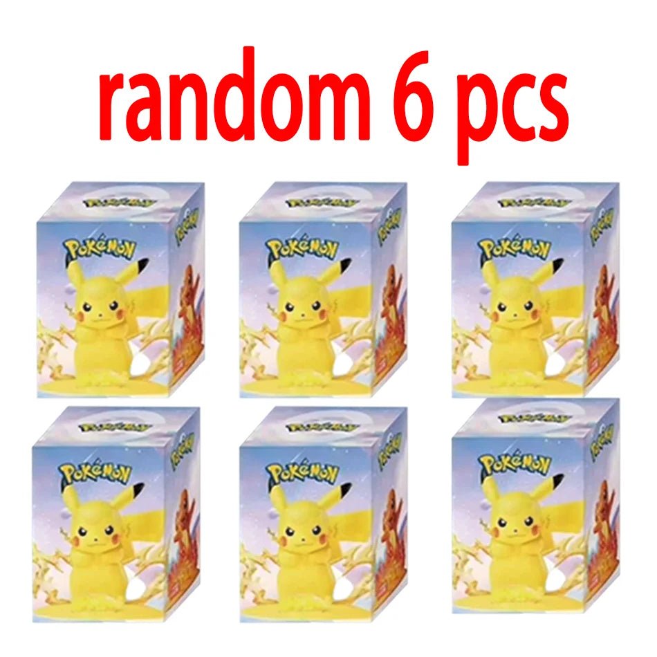 12 Pok é mon Action Dolls Pikachu Blind Box Anime Models Desktop Decorations Pok é mon Toys Children's Birthday Gifts - Kenner House Emporium