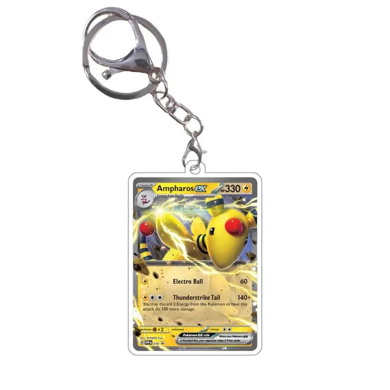 Pokemon Acrylic Small Cards Quaxly Fuecoco Sprigatito Double Sided Pendant Game Props Anime Characters Keychain Game Props Toys - Kenner House Emporium