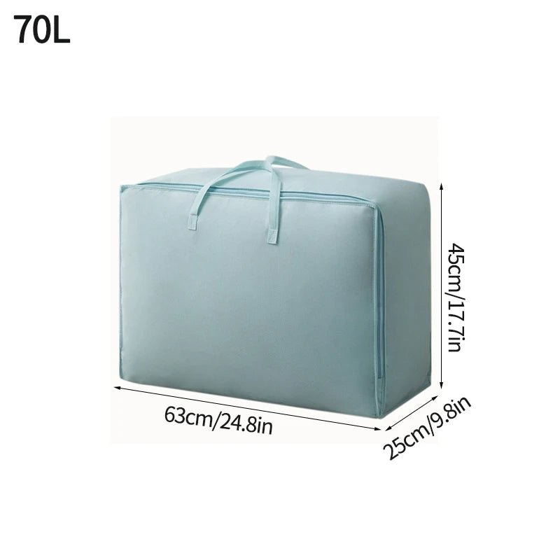 Large Capacity Clothes Storage Bag Waterproof Cabinet Wardrobe Organizer Quilt Pillow Blanket Organizer Dustproof Bedding Storag - Kenner House Emporium