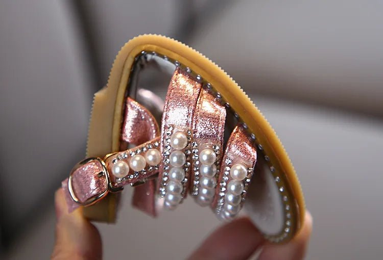 Girl Sandals Summer Fashion Kids Baby Girls Bling Rhinestone Princess Single Sandals For Little Big Girl's Shoes - Kenner House Emporium