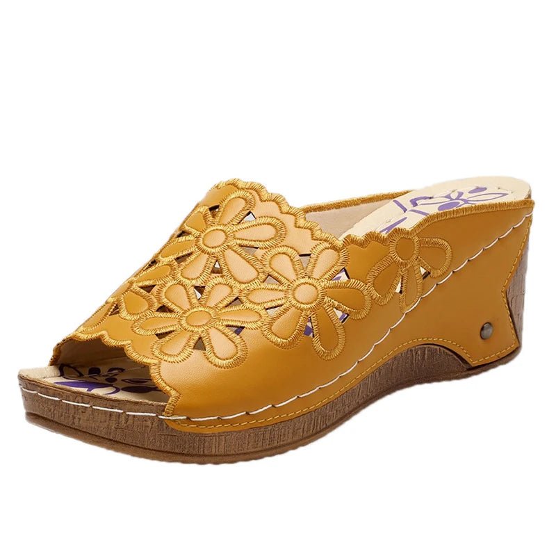Sandals Shoes Women Summer Comfortable Women Shoe Slides Shoes Woman Wedge Walking Shoes Party Female Footwear Slippers Woman - Kenner House Emporium
