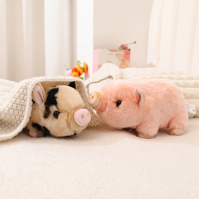 Stuffed Bunny Cloth Dress Toys Smoothing Toy for Infant Cuddling sleep doll for Girls Handmade Diversity Brown Rabbit Plushie - Kenner House Emporium