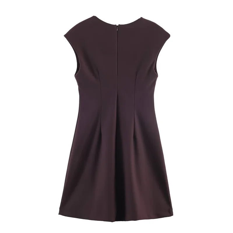 Women's Dress 2026 New Fashion Trend Multi - Color Sexy Elegant Party Deep V - Neck Chiffon Dress - Kenner House Emporium