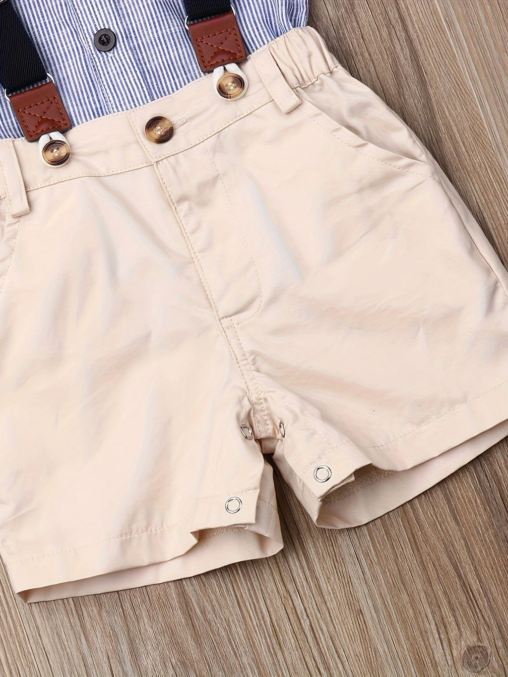 Newborn Kids Baby Boys Gentleman Outfits Suit Casual Tops Shorts Clothes Set, for Outdoor - Kenner House Emporium