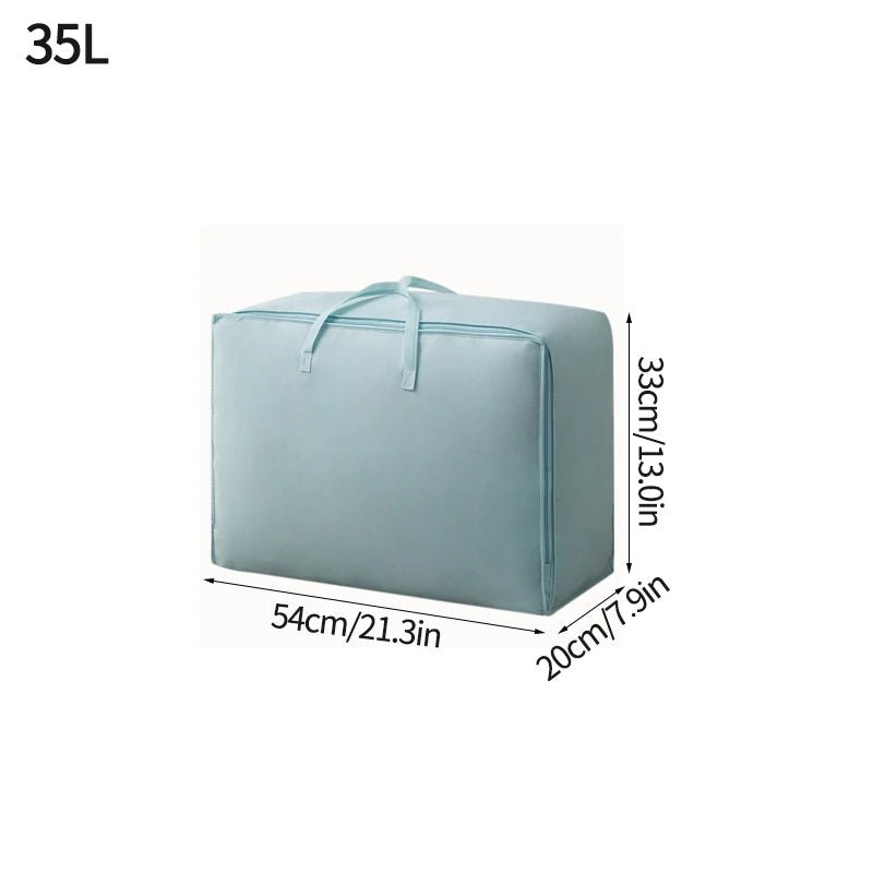 Large Capacity Clothes Storage Bag Waterproof Cabinet Wardrobe Organizer Quilt Pillow Blanket Organizer Dustproof Bedding Storag - Kenner House Emporium