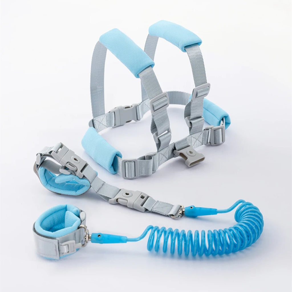 Infants and young children's loss prevention belt traction rope Baby loss prevention bracelet 2m spring rope Walking baby safety - Kenner House Emporium