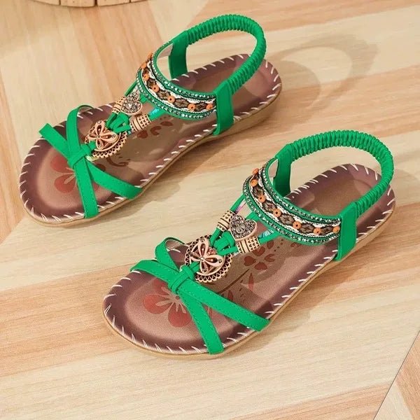 Women's Sandals Bohemian Sandals Outdoor Soft Sole Beach Sandals Platform Lightweight Women Casual Shoes Flat Plus Size Sandal - Kenner House Emporium