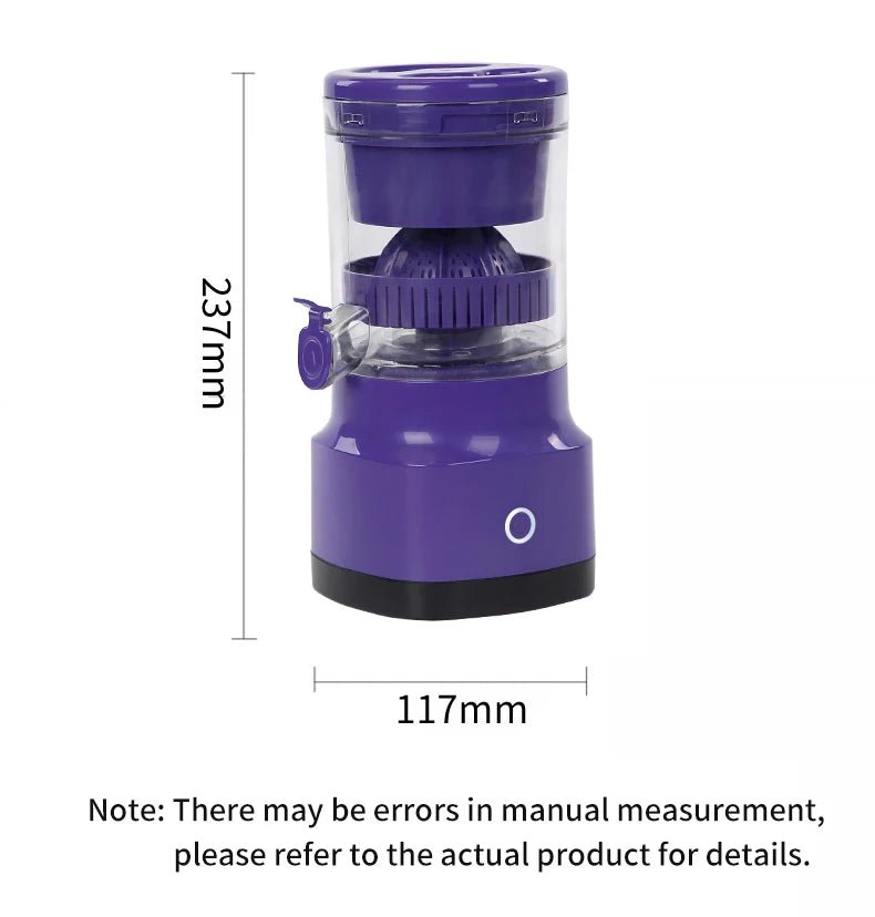 Electric Portable Blender Orange Juicer Mini Blender Automatic USB Charging Juicer Fruit Machine Juice Mixer Kitchen and Home - Kenner House Emporium