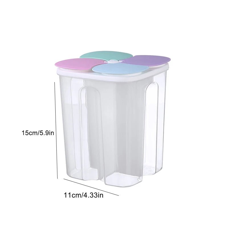 1.5L/2.3L Kitchen Storage Box Food Storage Containers Grain Sealed Moisture Proof Grain with Lid Kitchen Keep Fresh Supplies - Kenner House Emporium