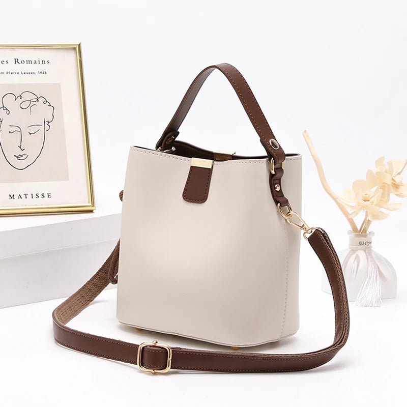 Women's Handbag，This year's popular versatile brown high - end casual crossbody bag is a new model for work and commuting, a bucke - Kenner House Emporium